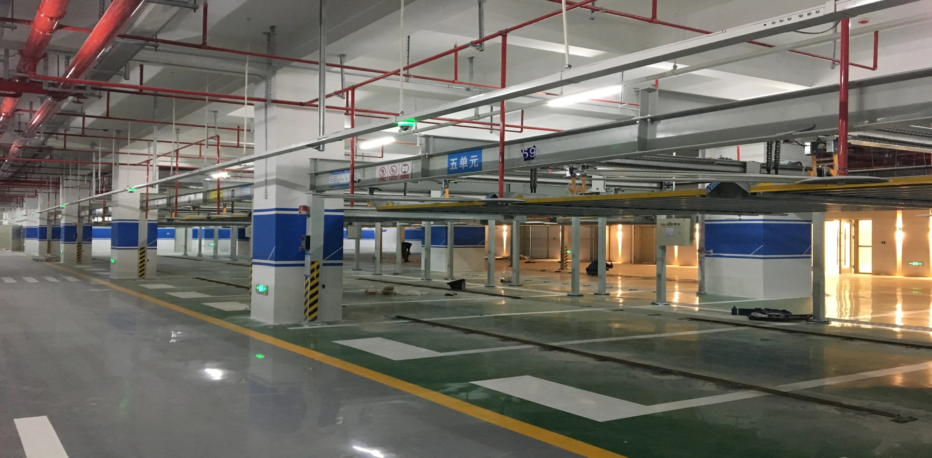 智慧停车 | YB体育室内立体车库无线超声波车位引导系统